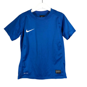 Unisex Nike - Sports shirt, short sleeve, size 122 - 128 - Blue (1)