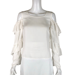 Unisex Patrizia Pepe - Blouse, size 38 - White (1)