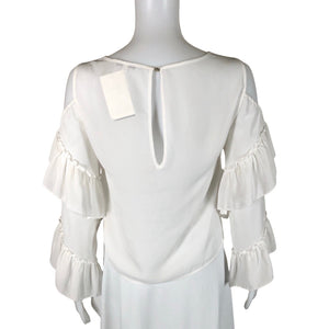 Unisex Patrizia Pepe - Blouse, size 38 - White (2)