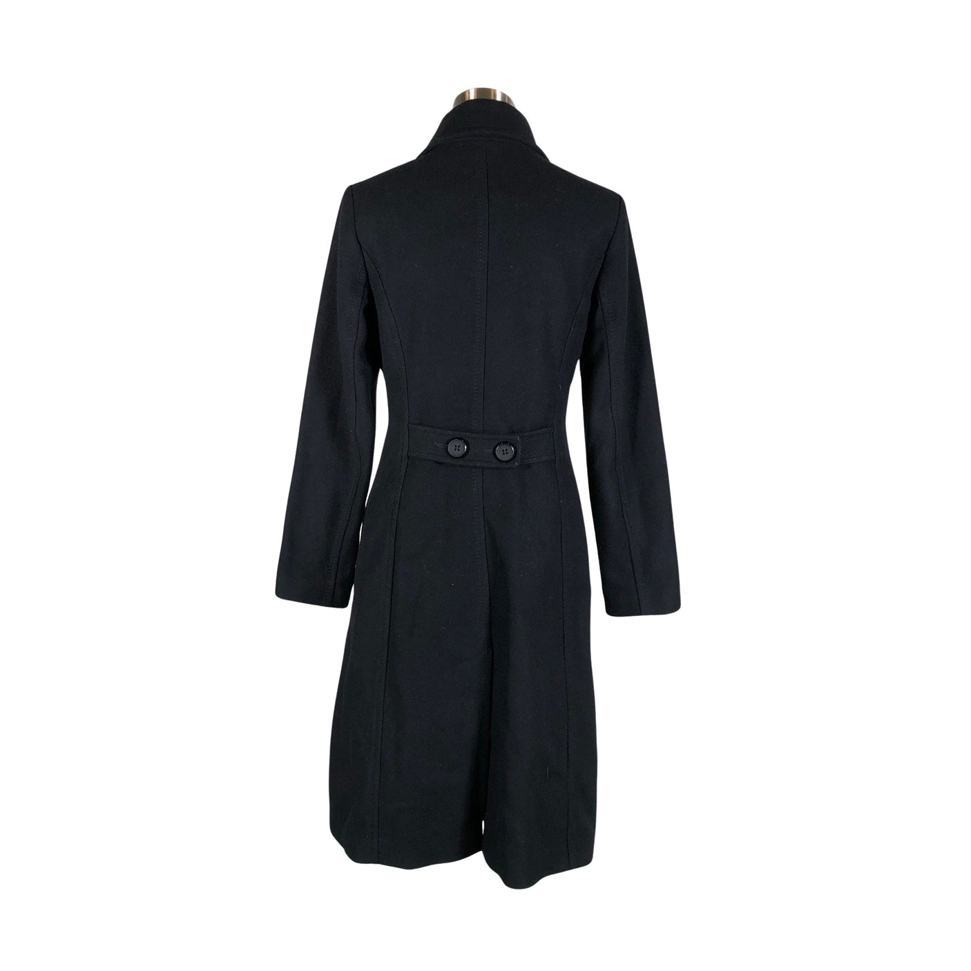 Unisex Mosaic - Wool coat, size 36 - Black (2)