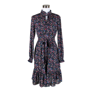 Unisex Handmade - Schiffon dress, size 34 - Blue (1)