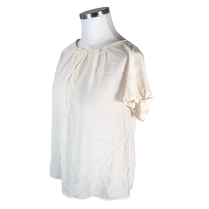 Unisex Van Laack - Short-sleeved blouse, size 46 - Natural white (3)