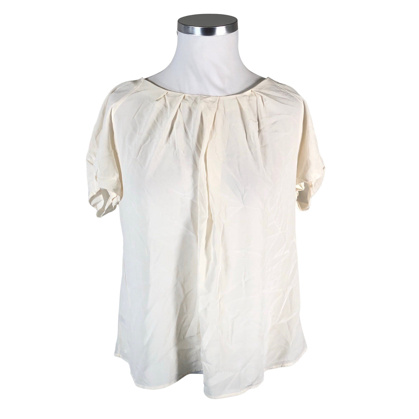 Unisex Van Laack - Short-sleeved blouse, size 46 - Natural white (1)