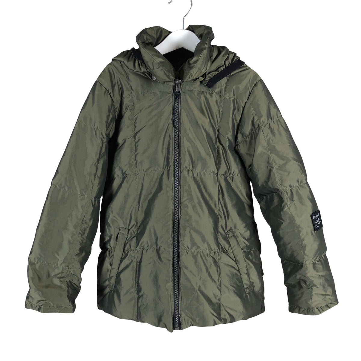 Unisex Joutsen - Down jacket, size 116 - 122 - Green (1)