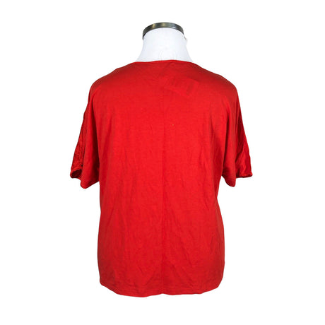Unisex Gerry Weber - Short-sleeved blouse, size 42 - Red (2)