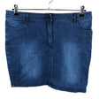 Unisex Your Face - Denim skirt, size 42 - Blue ()