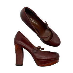 Unisex Tamaris - High heels, size 36 - Brown (1)