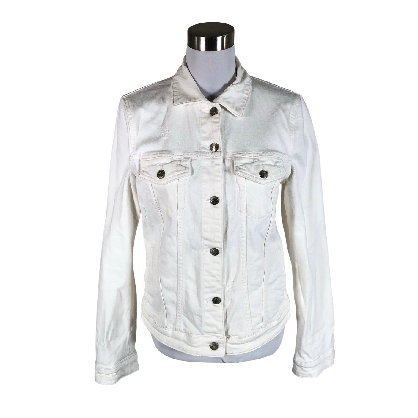 Unisex Esprit - Denim jacket, size 38 - Natural white (1)