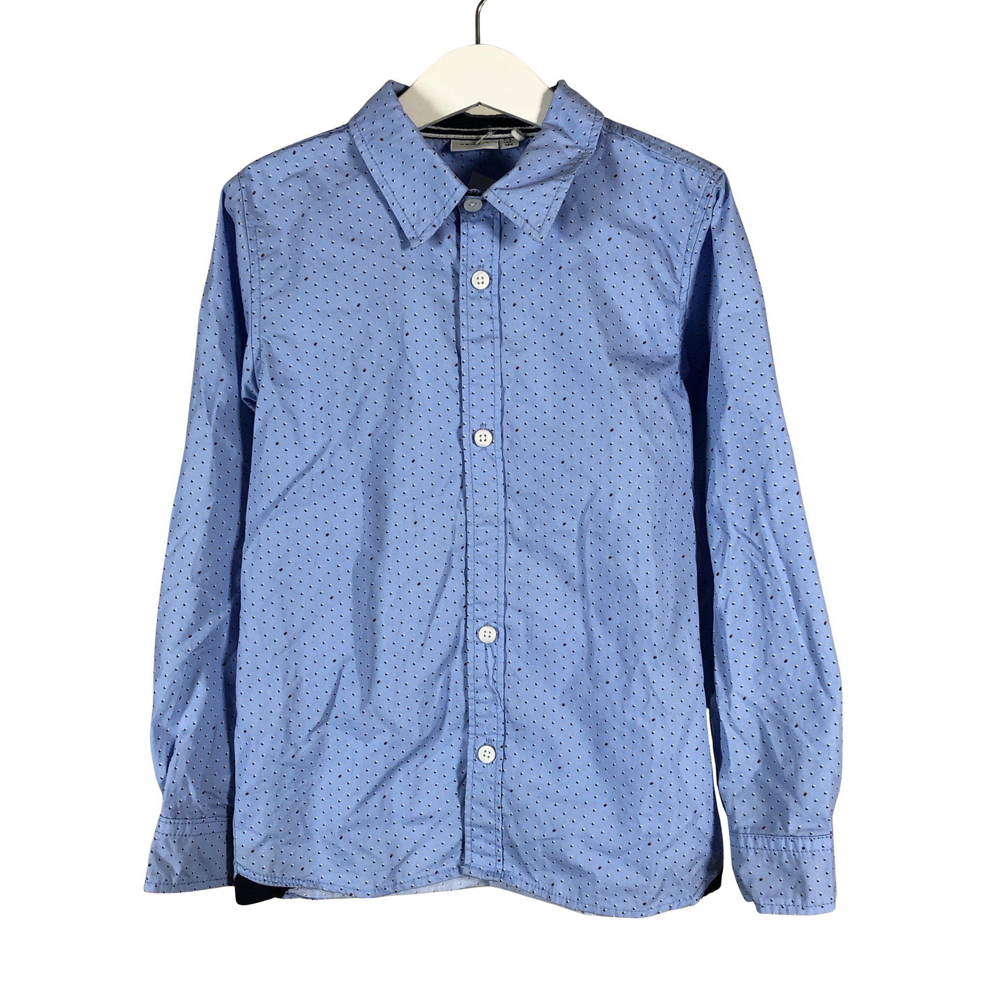 Unisex Name It - Collared shirt, size 122 - 128 - Light blue (1)