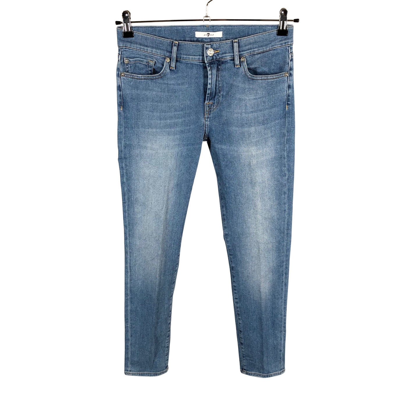 Unisex 7 for all mankind - Jeans, size W28 - Light blue (1)