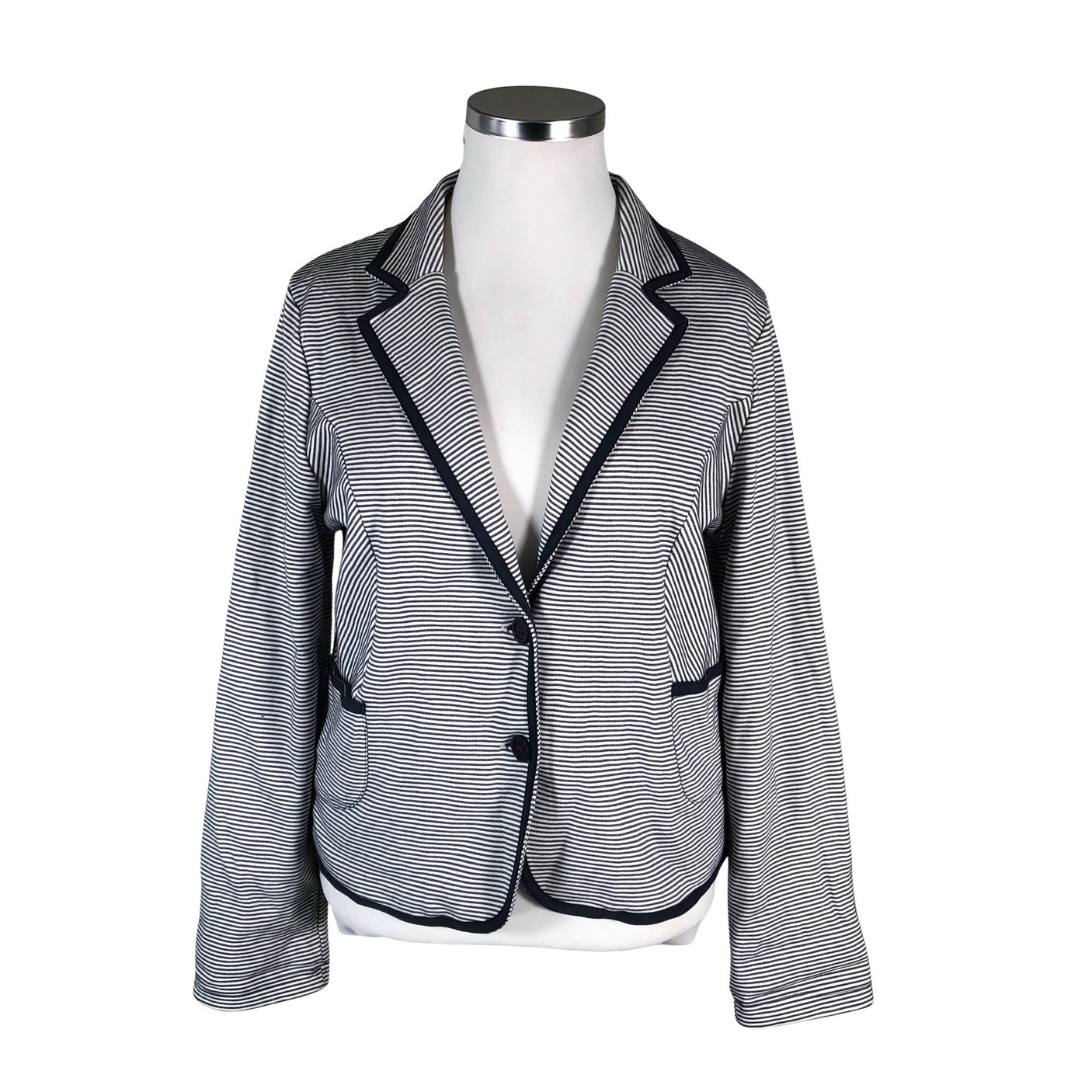 Unisex Trendy Line - Sweat jacket, size 42 - Blue (1)