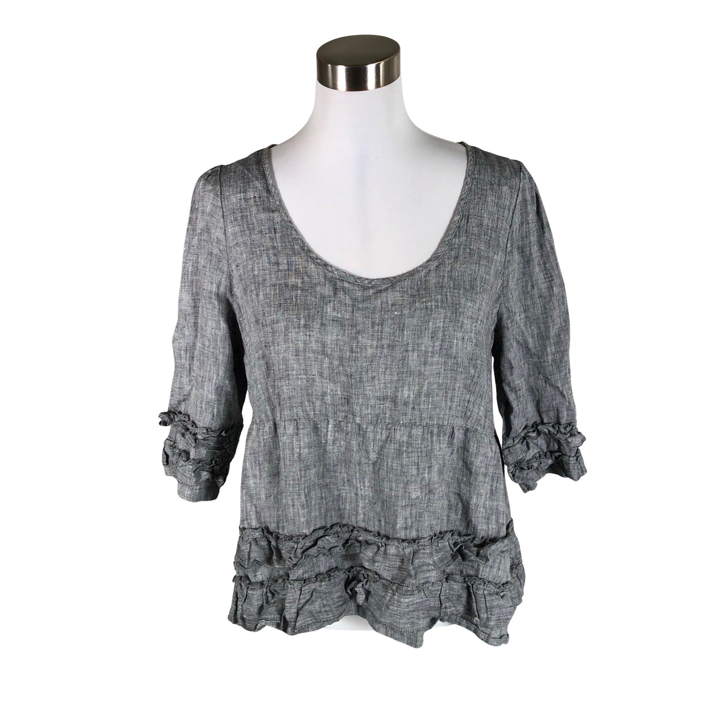 Unisex Bypias - Blouse, size 40 - Gray (1)