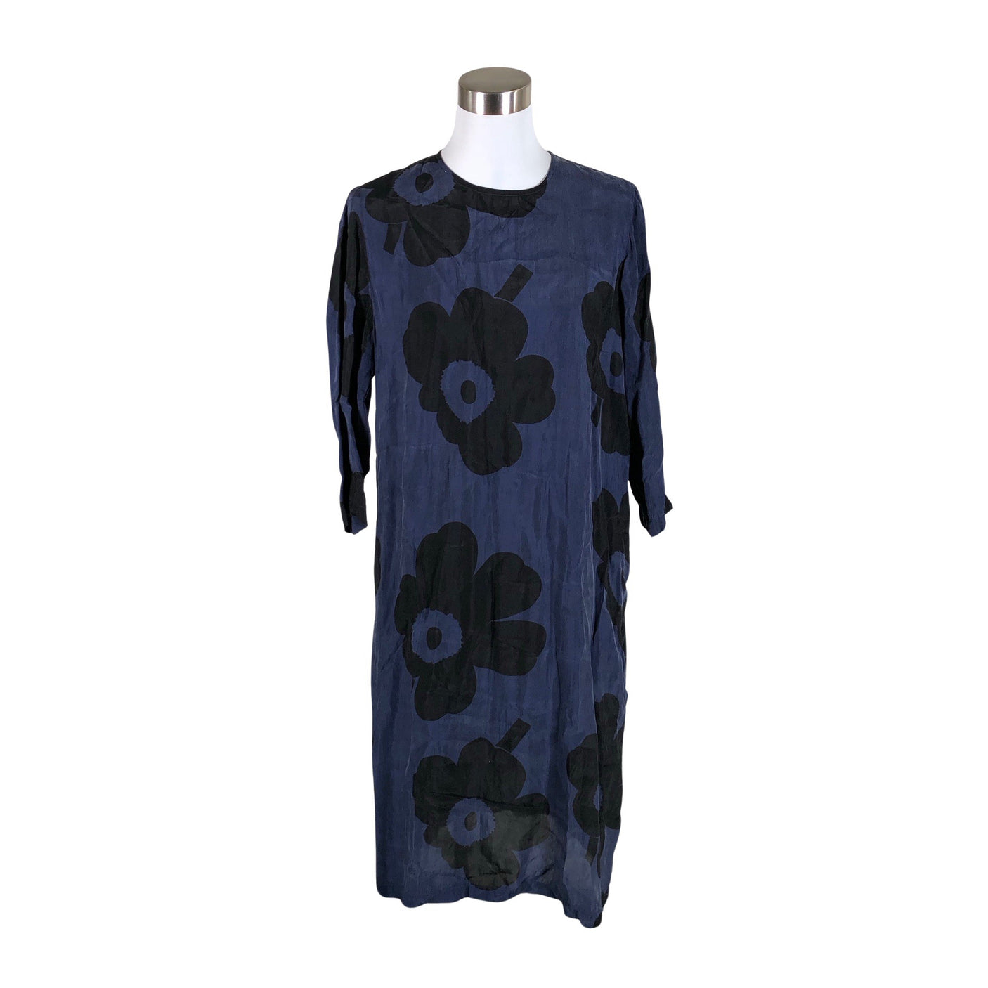Unisex Marimekko - Schiffon dress, size 40 - Blue (1)