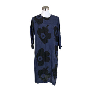 Unisex Marimekko - Schiffon dress, size 40 - Blue (1)