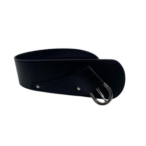 Unisex Veniz - Leather belt, size No size - Black (1)