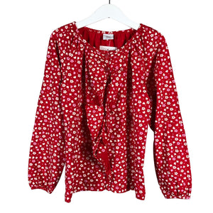 Unisex Polarn O. Pyret - Tricot shirt, size 122 - 128 - Red (1)