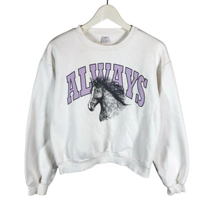 Unisex Lindex - Sweatshirt, size 158 - 164 - White (1)