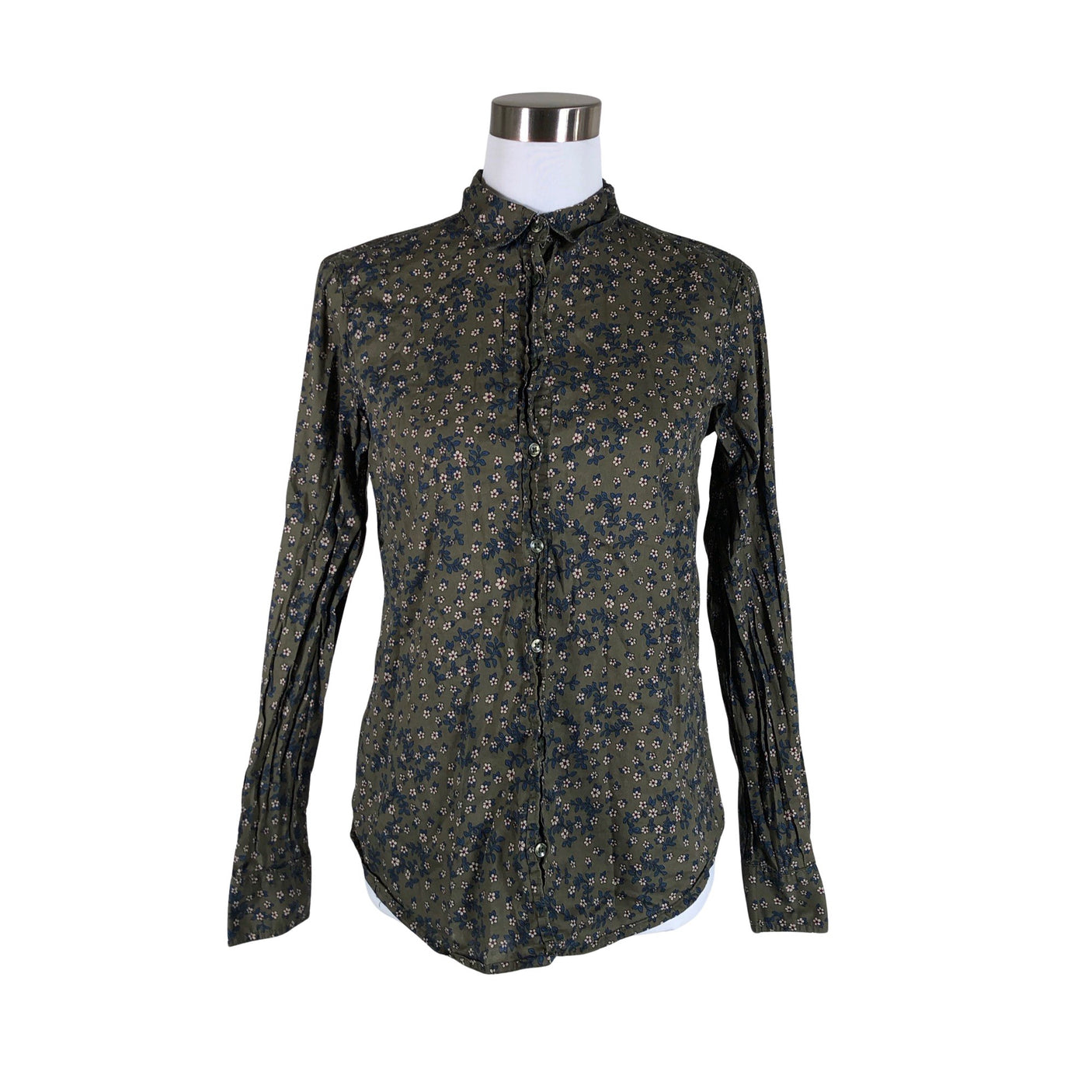Unisex Benetton - Collared shirt, size 36 - Green (1)
