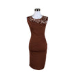Unisex Kaffe - Party dress, size 34 - Brown ()