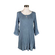 Unisex Kaffe - Schiffon dress, size 34 - Light blue ()