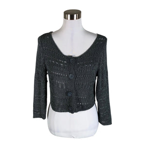 Unisex Sandwich - Cardigan, size 38 - Gray (1)