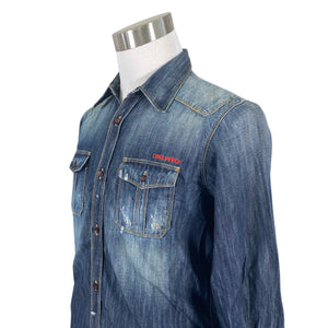Unisex Dsquared2 - Denim shirt, size L - Blue (3)