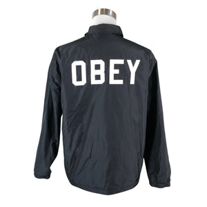 Unisex Obey - Lightly padded jacket, size XL - Black (2)