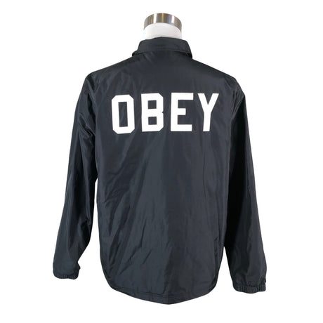 Unisex Obey - Lightly padded jacket, size XL - Black (2)