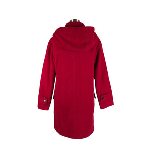 Unisex Herluf Design - Wool coat, size 34 - Wine red (2)