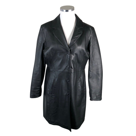Unisex Goldstein - Leather jacket, size 46 - Black ()