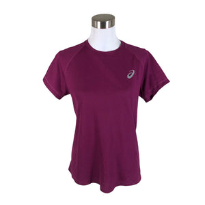 Unisex Asics - Sports shirt, short sleeve, size 40 - Violet (1)