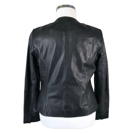 Unisex Etcetera - Leather jacket, size 42 - Black (2)