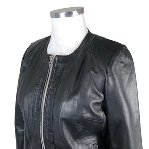 Unisex Etcetera - Leather jacket, size 42 - Black (3)