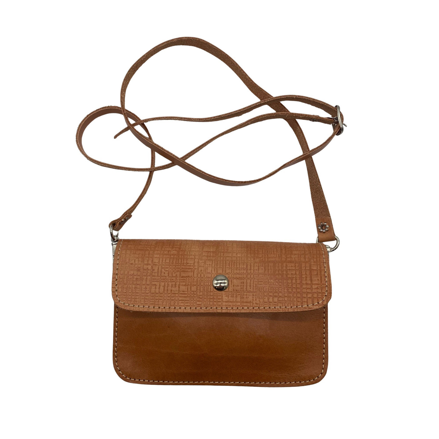 Unisex Handmade - Shoulder bag, size Mini - Brown (1)