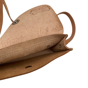 Unisex Handmade - Shoulder bag, size Mini - Brown (3)