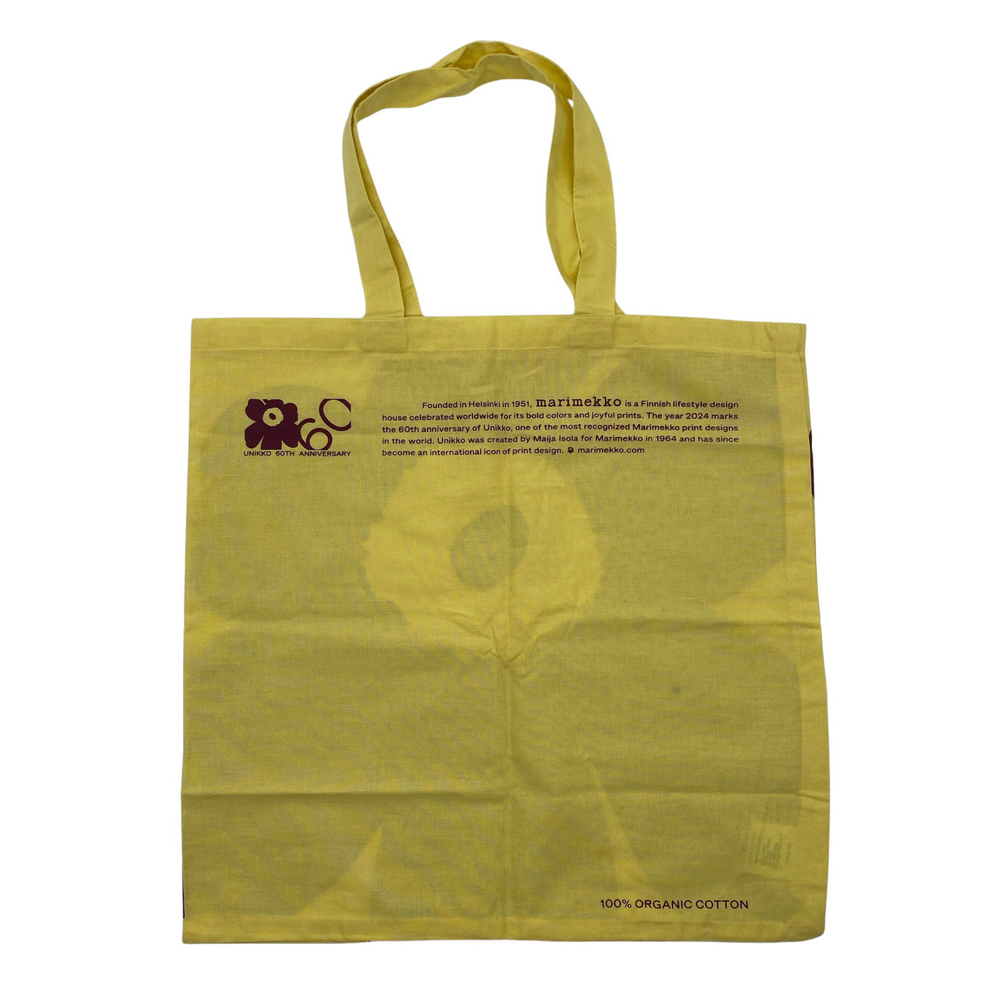 Unisex Marimekko - Shopping bag, size Maxi - Yellow (2)