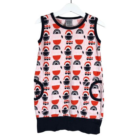 Unisex NOSH - Tricot tunic, size 110 - 116 - Light pink ()