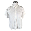 Unisex Morris - Short-sleeved blouse, size 42 - White ()