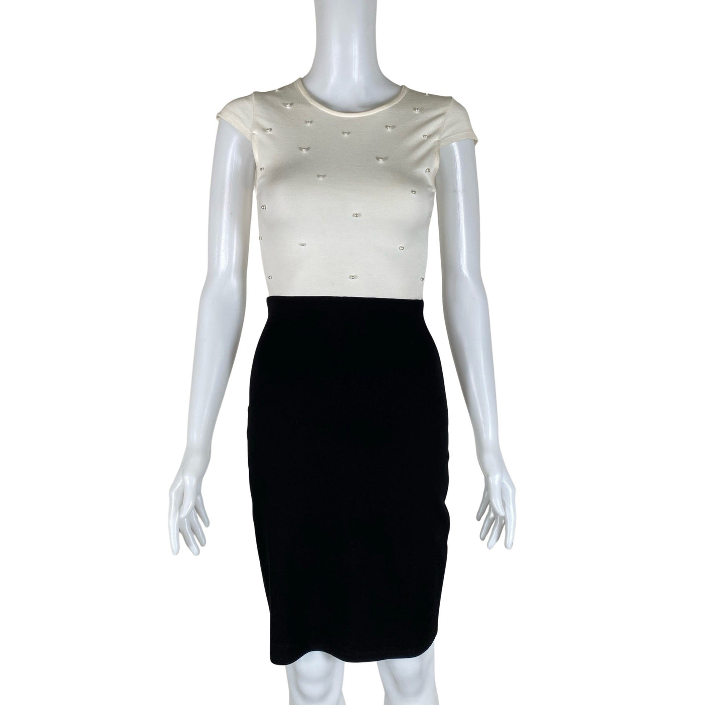 Unisex Anna Field - Tricot dress, size 32 - Black (1)