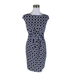 Unisex Lauren Ralph Lauren - Tricot dress, size 34 - Blue (1)