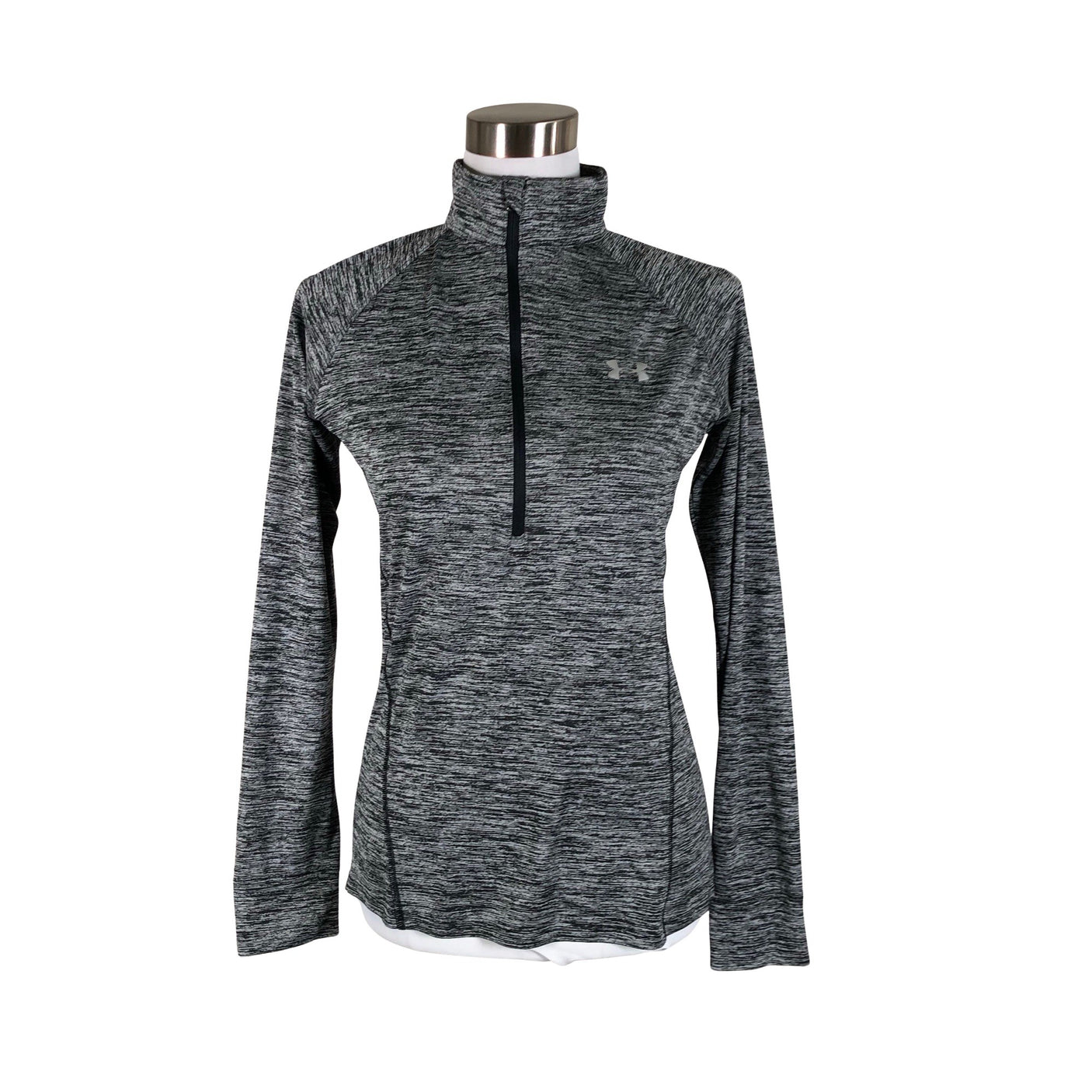Unisex Under Armour - Sports shirt, long sleeve, size 36 - Gray (1)