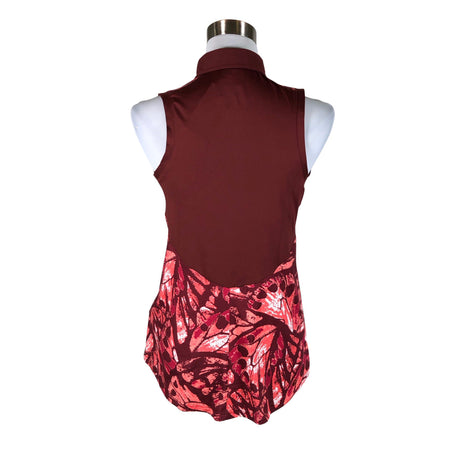 Unisex Peak Performance - Sports top, size 38 - Wine red (2)