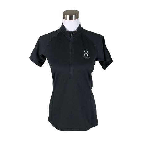 Unisex Haglöfs - Sports shirt, short sleeve, size 38 - Black ()