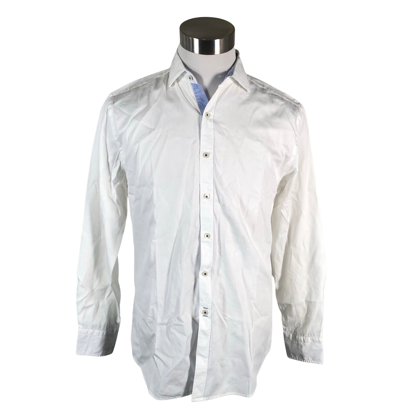 Unisex Boggi Milano - Collared shirt, size L - White (1)