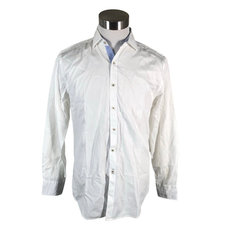 Unisex Boggi Milano - Collared shirt, size L - White ()