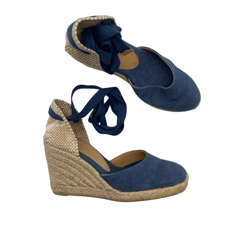 Unisex Castañer - Wedge heel shoes, size 37 - Blue ()