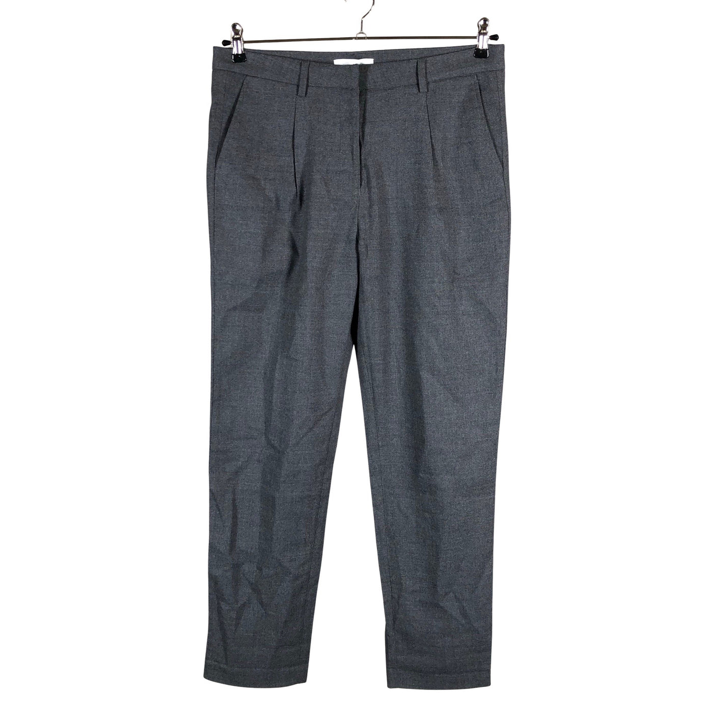 Unisex Samsoe&Samsoe - Straight leg trousers, size 38 - Gray (1)