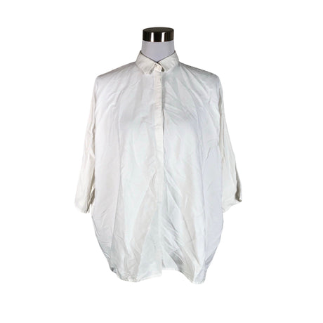 Unisex COS - Short-sleeved blouse, size 38 - White ()