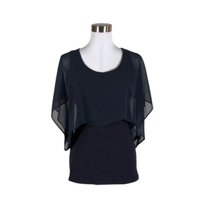 Unisex Esprit - Short-sleeved blouse, size 38 - Blue (1)