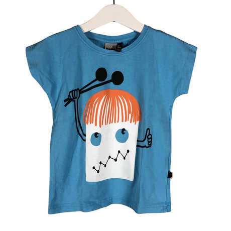 Unisex Papu - T-shirt, size 98 - 104 - Light blue ()